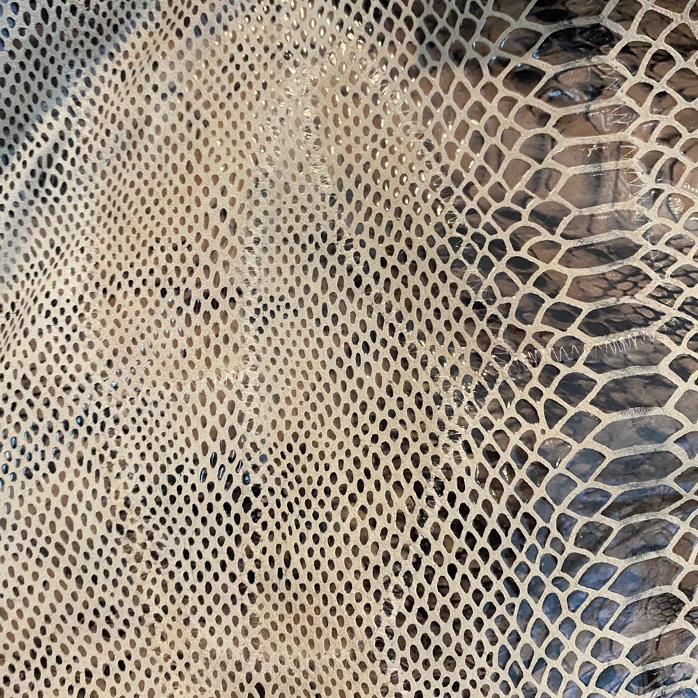 The royal standard- adrianne python print leather handbag - Picture 4 of 6